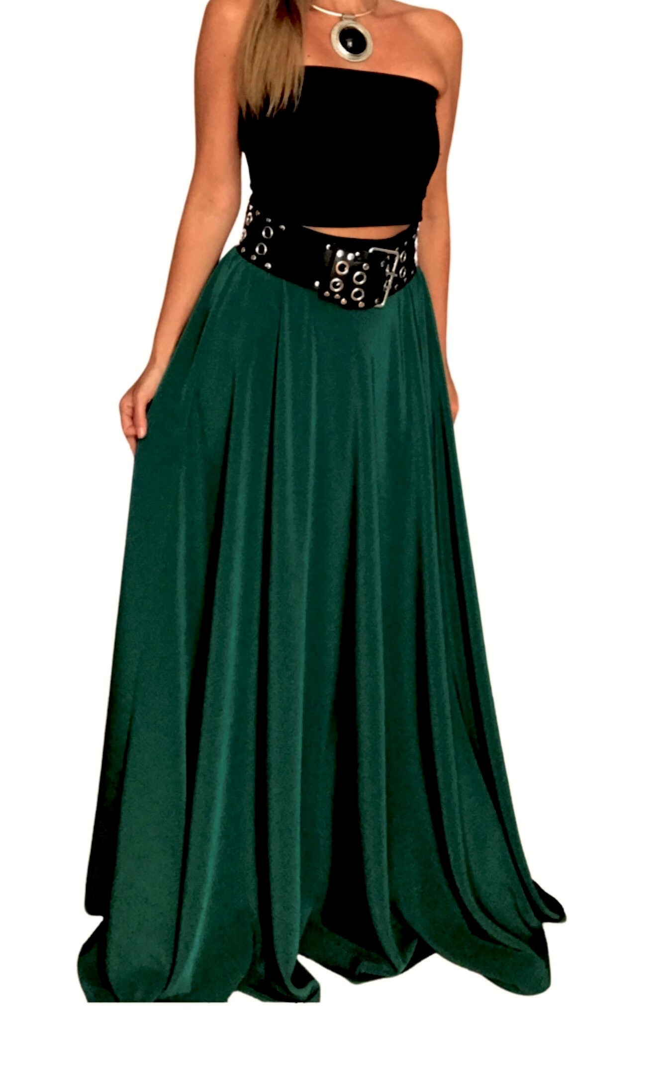 Dlouhá letní sukně - maxi sukně BOROS SK-L-GREE 05